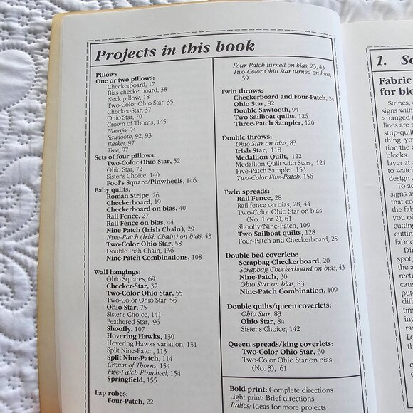 Fast Patch: A Treasury Of Strip Quilt Projects By Anita Hallock, Signed - Picture 5 of 15